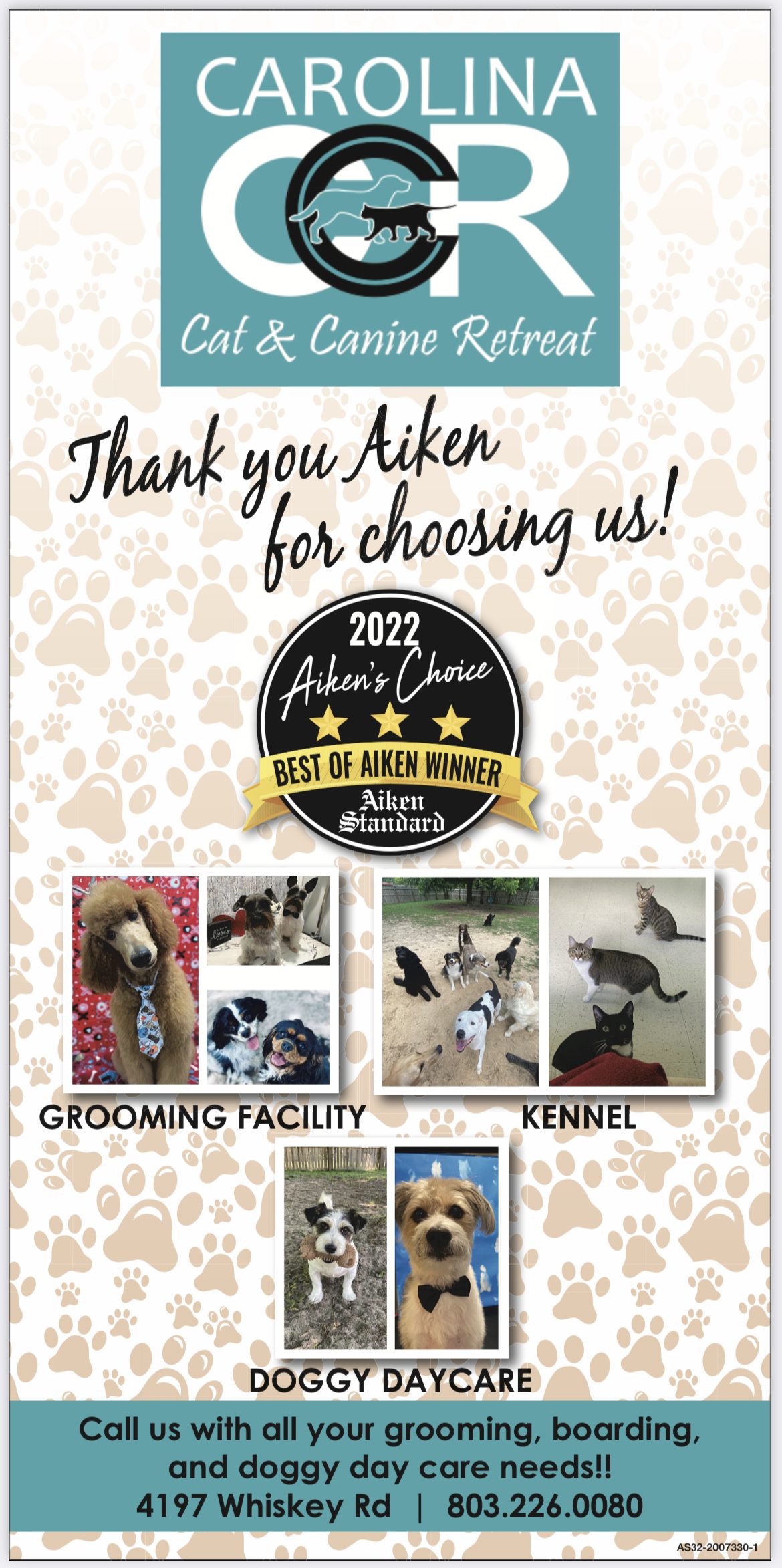 2022 Winner Carolina Cat and Canine